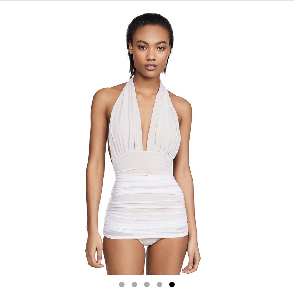 Norma Kamali Bill halter one piece